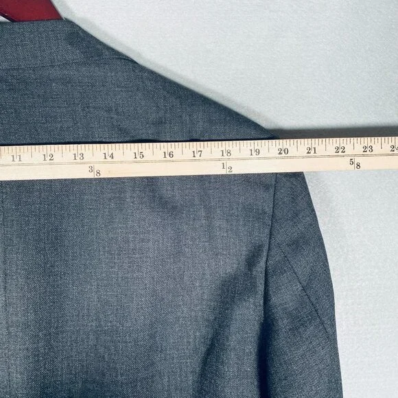 Vintage Paul Stuart Blazer Mens 44R Gray Wool Sport Coat Jacket Union Sport Coats & Blazers
